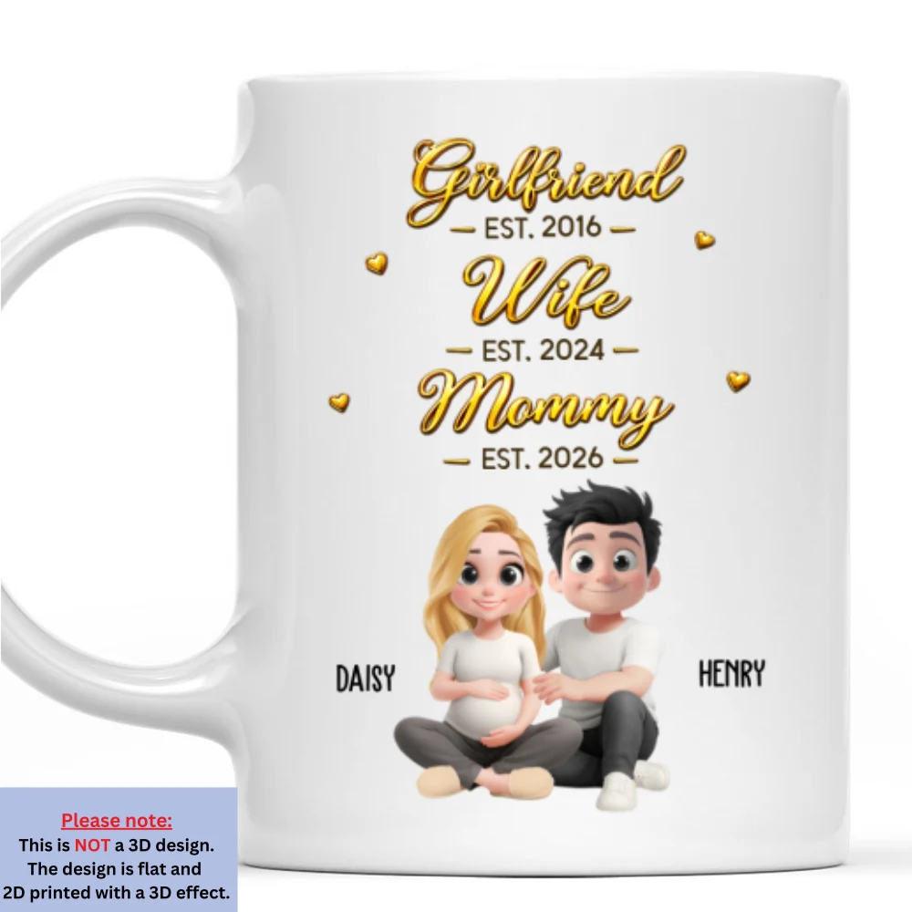 Building Our Family Story - Personalized Custom 3D Inflated Effect Mug - Image 7