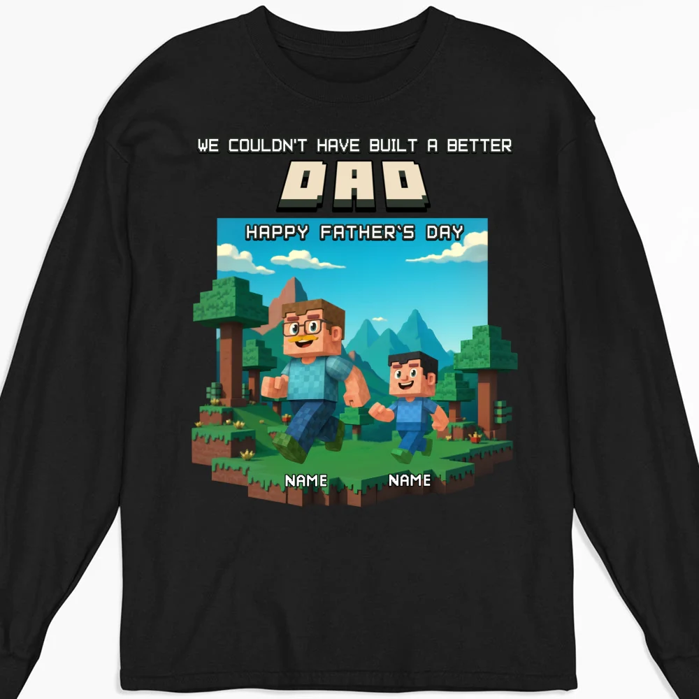 Built A Better Grandpa - Personalized Custom Shirt - Image 15