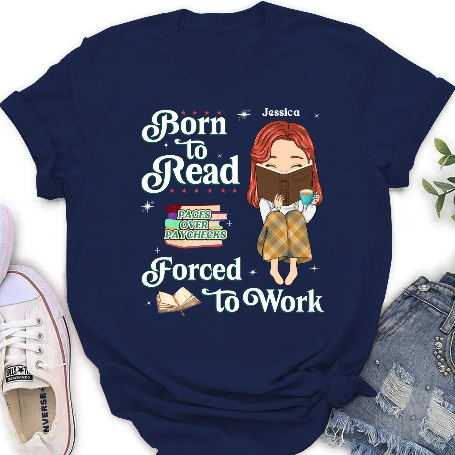 Built To Read, Forced To Grind - Personalized Custom Shirt - Image 15