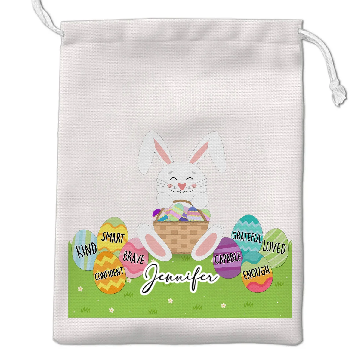Bunny Kids Bag - Personalized Custom Favor Bag - Image 7