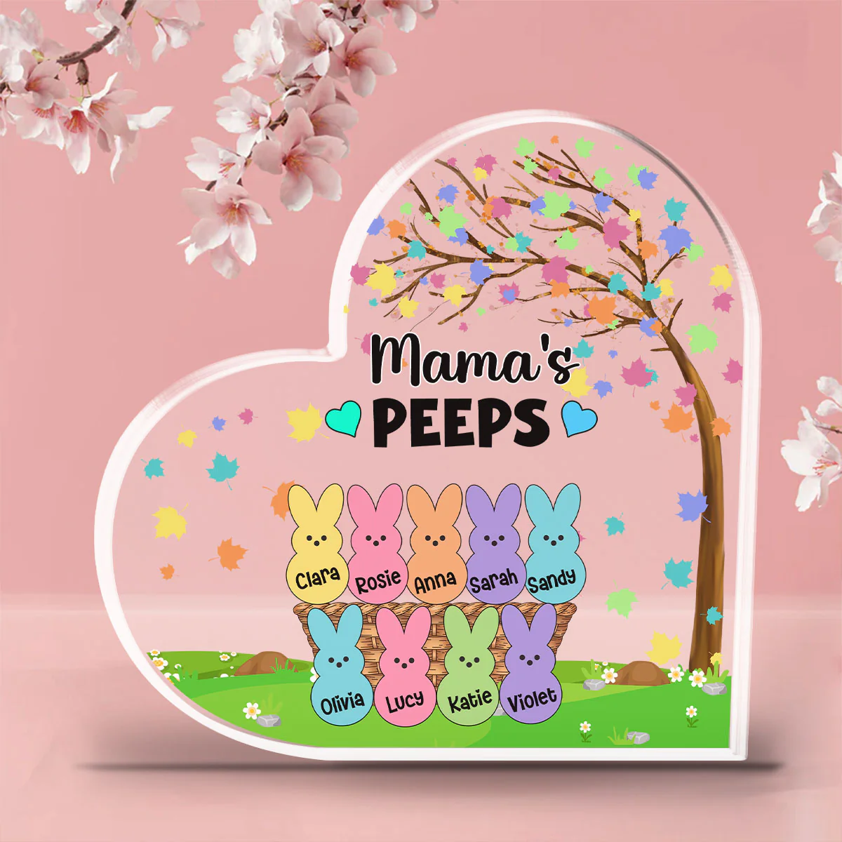 Bunny Peep - Personalized Custom Acrylic Plaque - Image 3