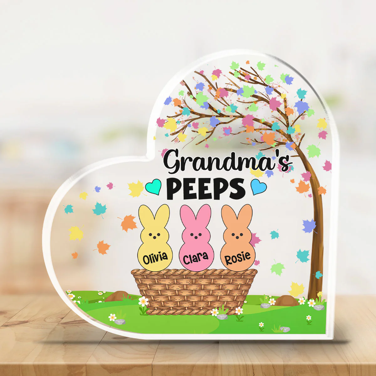 Bunny Peep - Personalized Custom Acrylic Plaque - Image 5