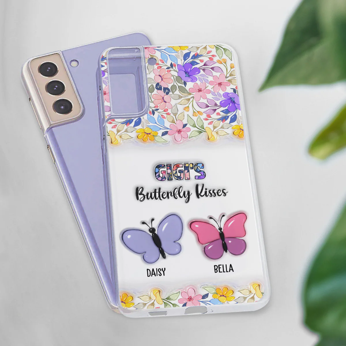 Butterfly Kisses - Personalized Custom 3D Inflated Effect Phone Case - Image 25