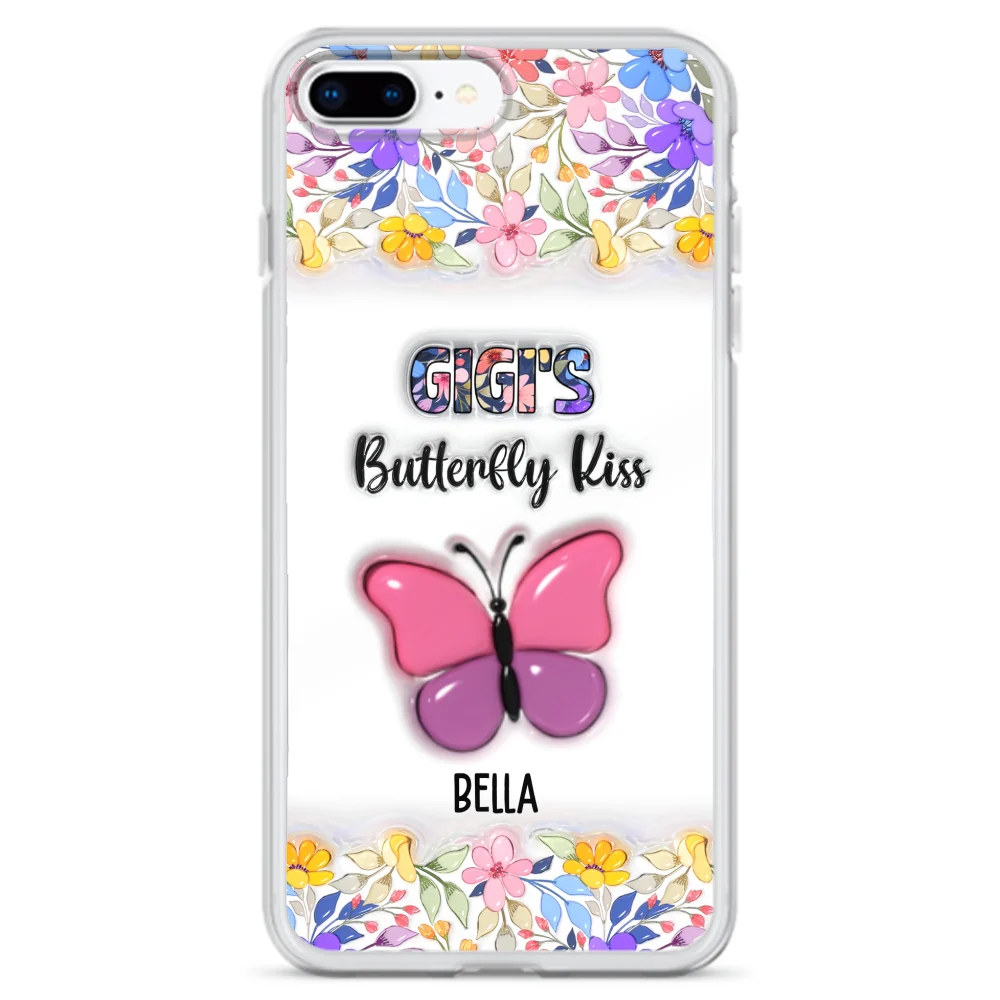 Butterfly Kisses - Personalized Custom 3D Inflated Effect Phone Case - Image 6