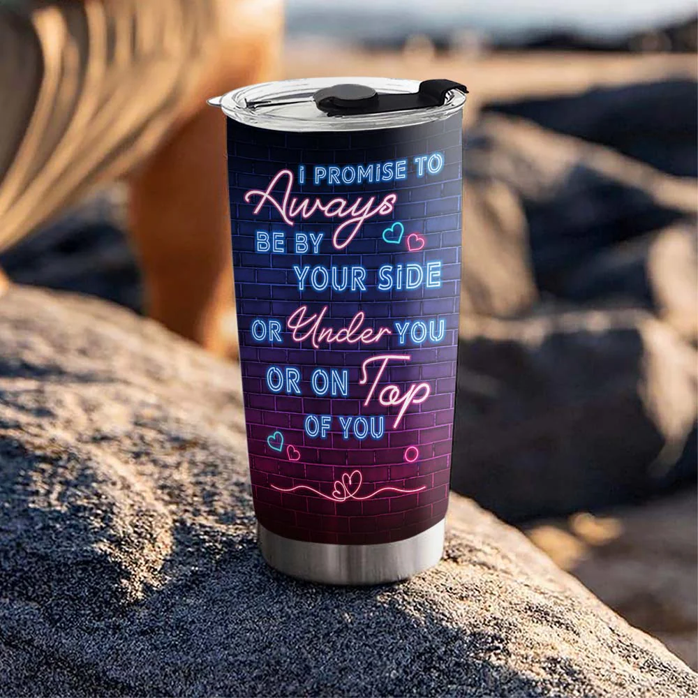 By Your Side - Personalized Custom Tumbler - Image 4