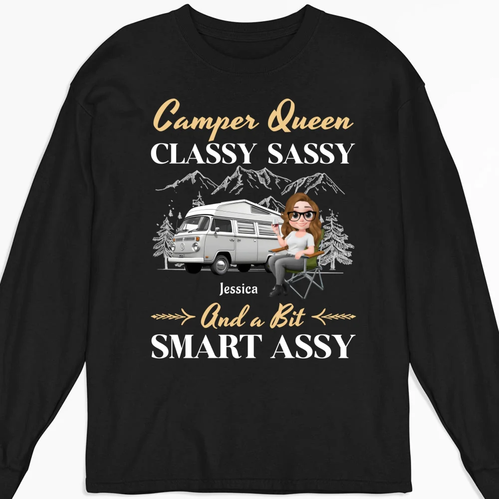 Camper Queen - Personalized Custom Shirt - Image 10