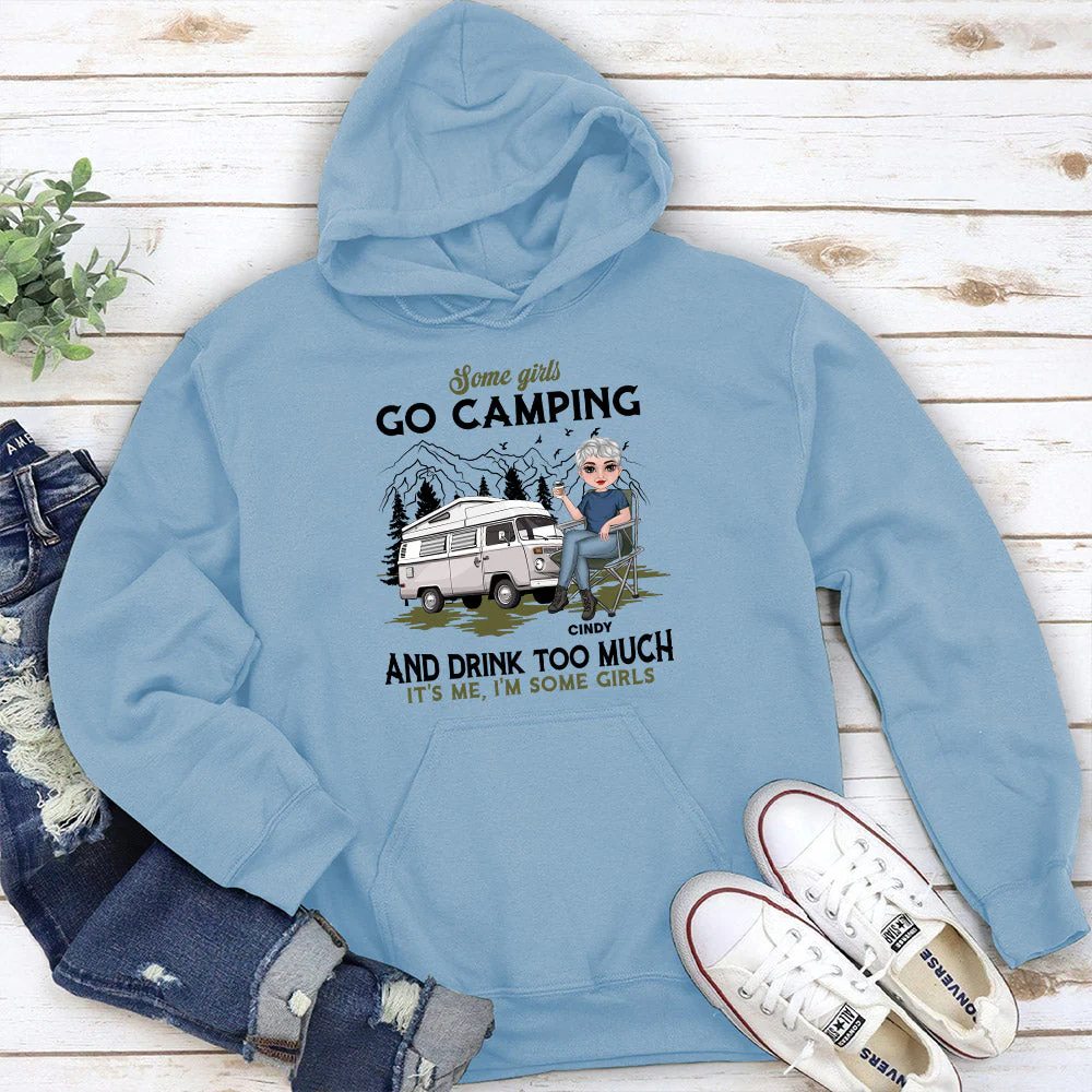 Camping And Drink - Personalized Custom Hoodie - Image 4