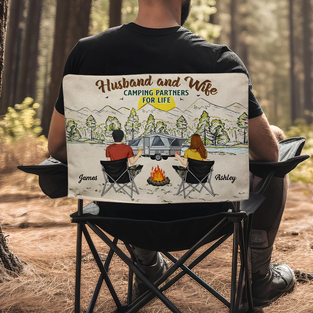 Camping For Life - Personalized Custom Camping Chair Cover - Image 3