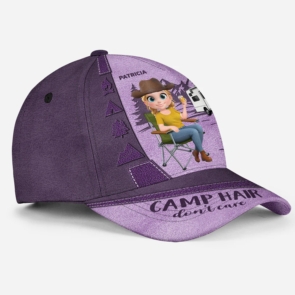 Camping Lover - Personalized Classic Cap - Image 2