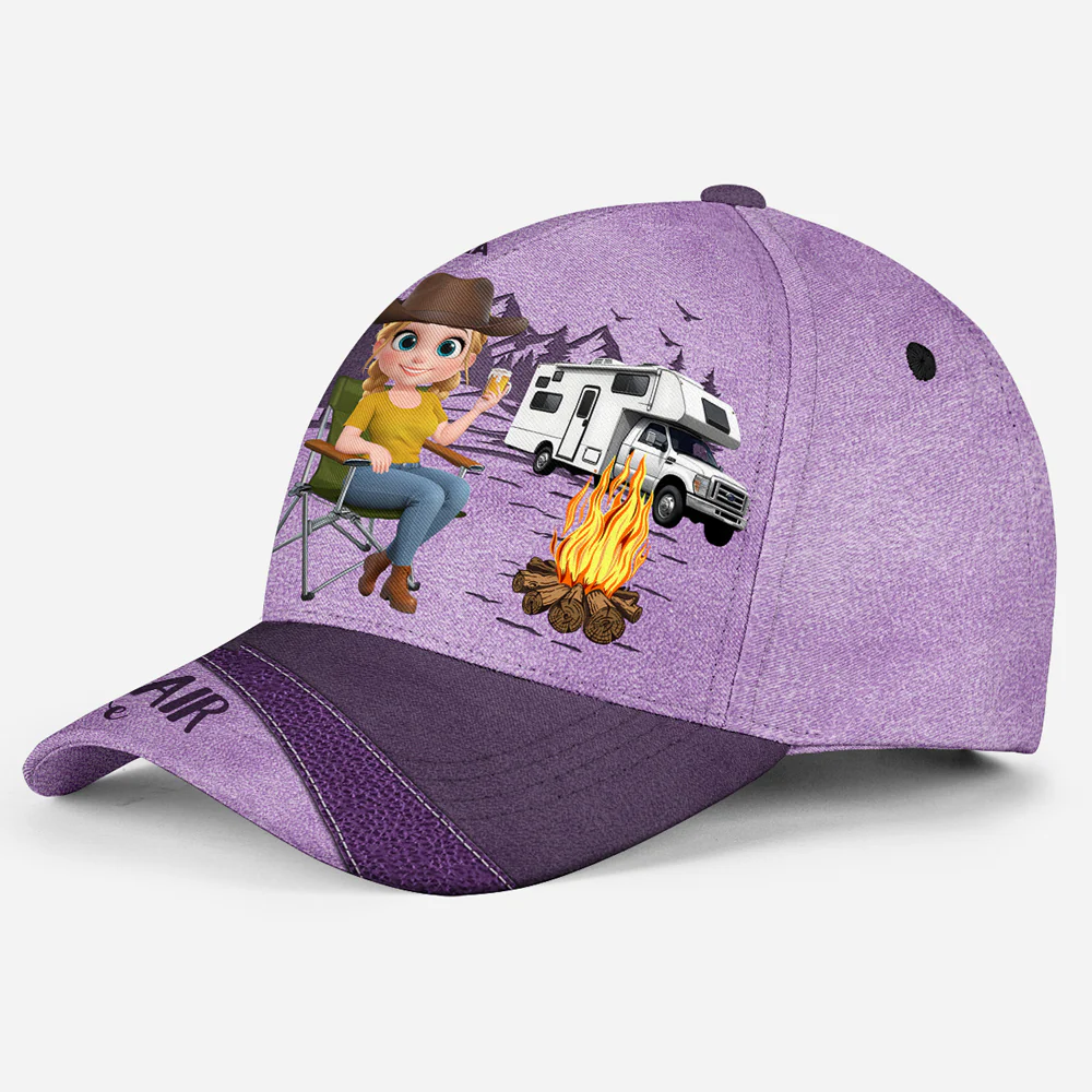 Camping Lover - Personalized Classic Cap - Image 3