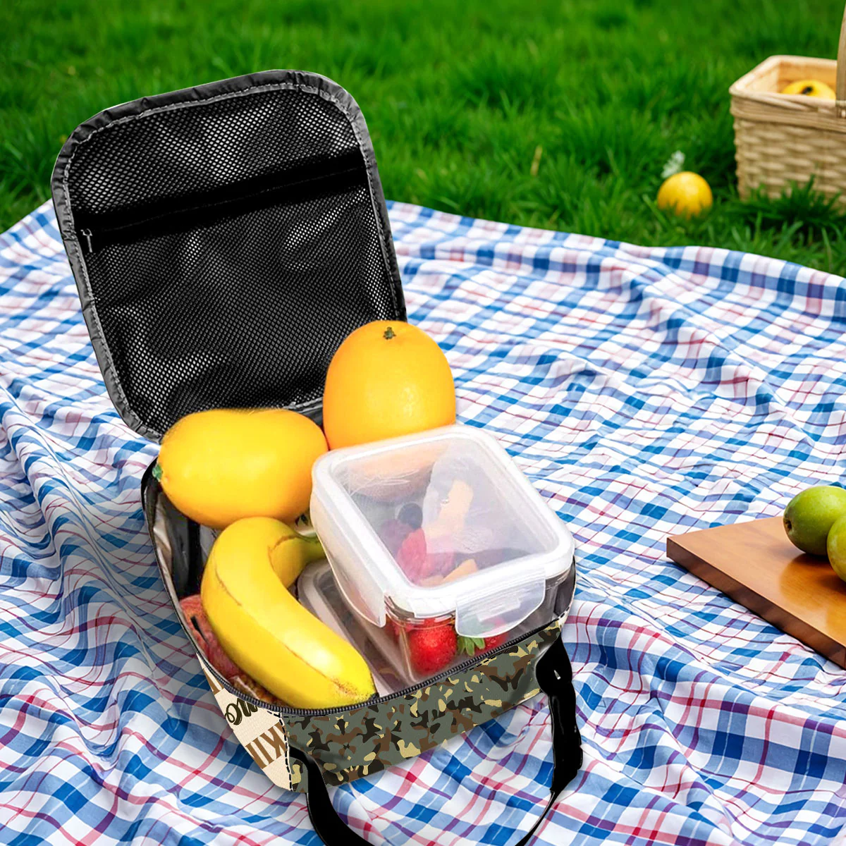 Camping Partner - Personalized Custom Insulated Lunch Bag - Image 3