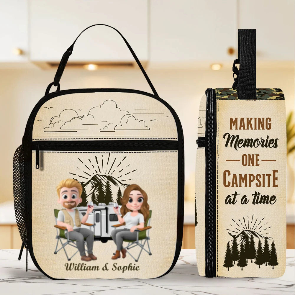 Camping Partner - Personalized Custom Insulated Lunch Bag - Image 7
