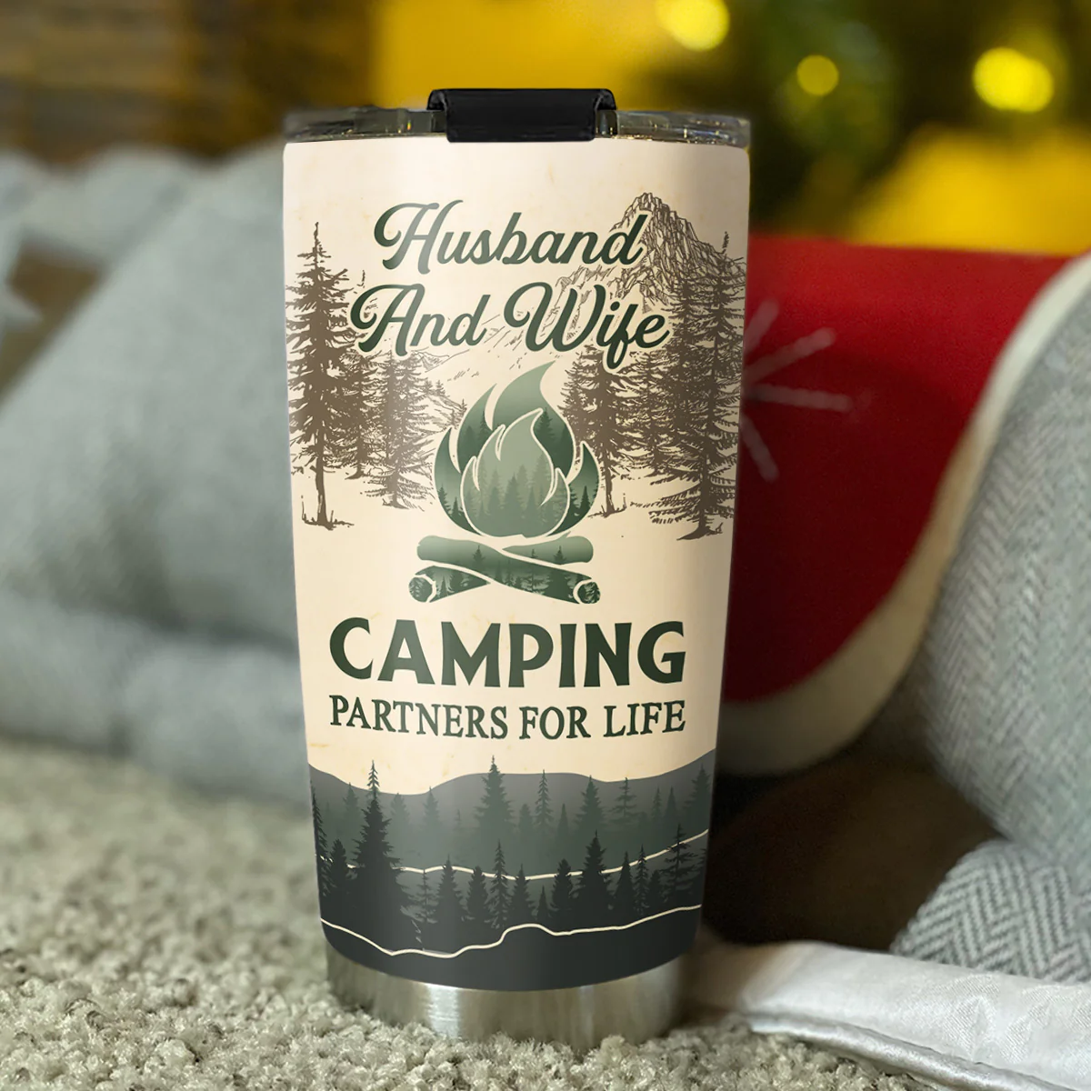 Camping Partners - Personalized Custom Tumbler - Image 5
