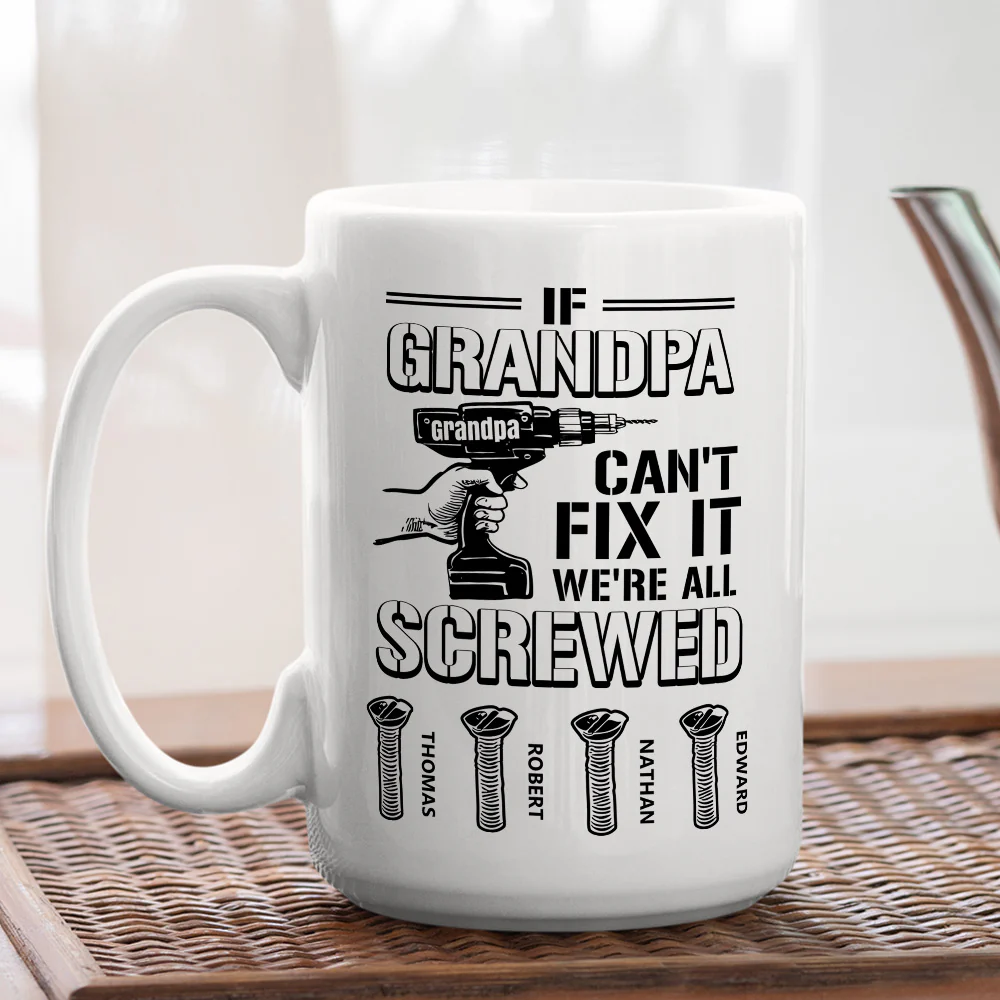 Can Not Fix It - Personalized Custom Coffee Mug - Image 4