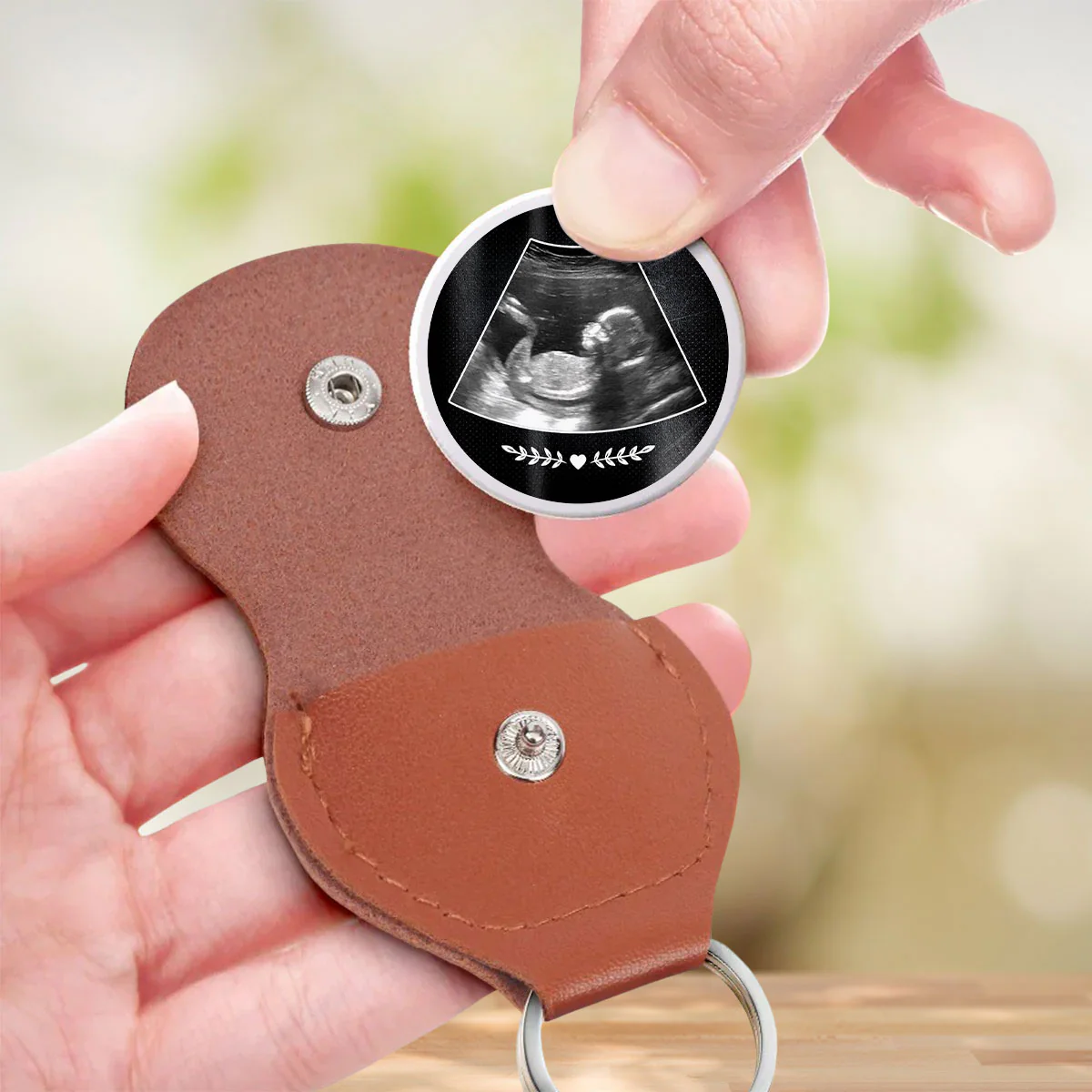 Can Not Wait To See You - Personalized Custom Pocket Hug - Image 3