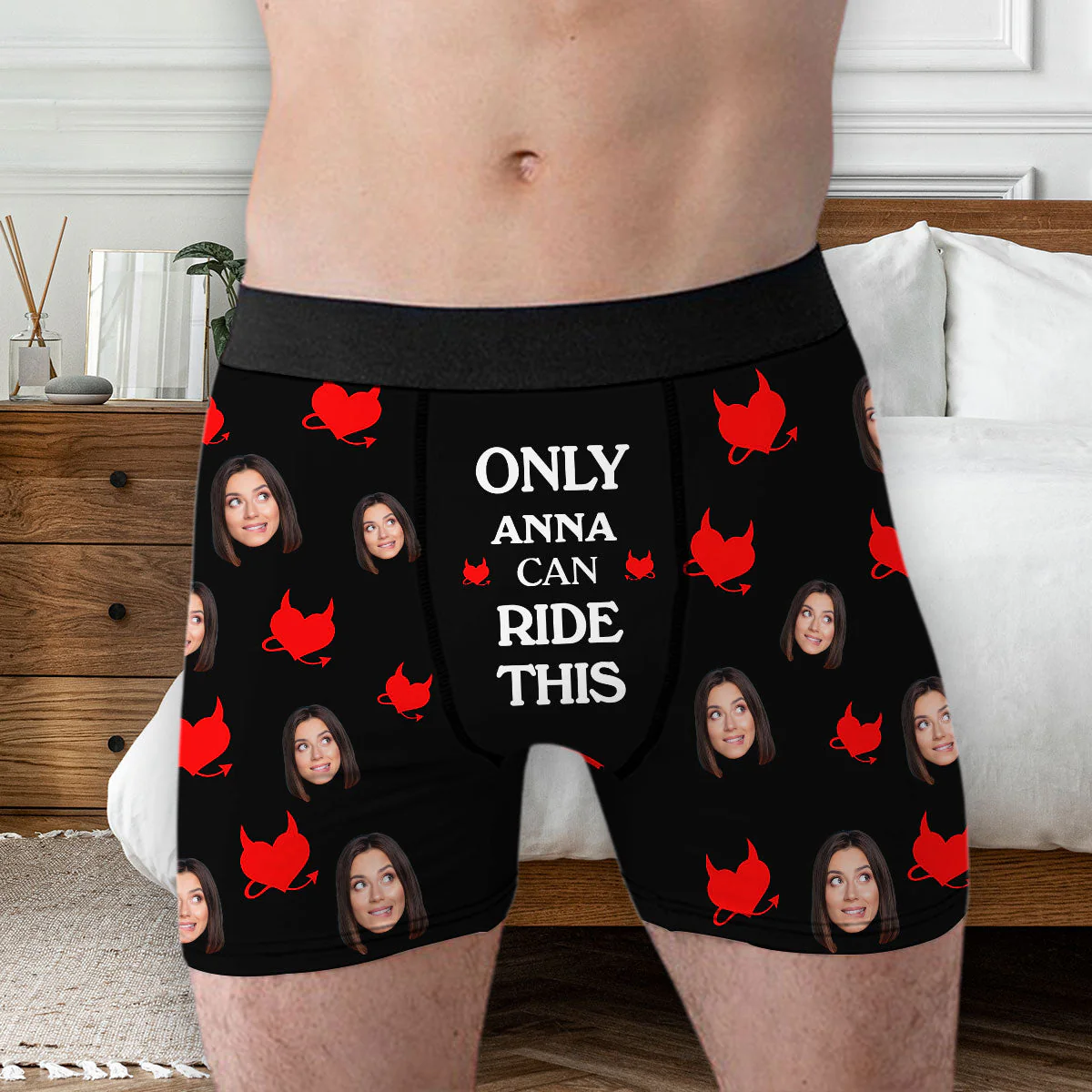 Can Ride This - Personalized Photo Men's Boxer Briefs - Image 2