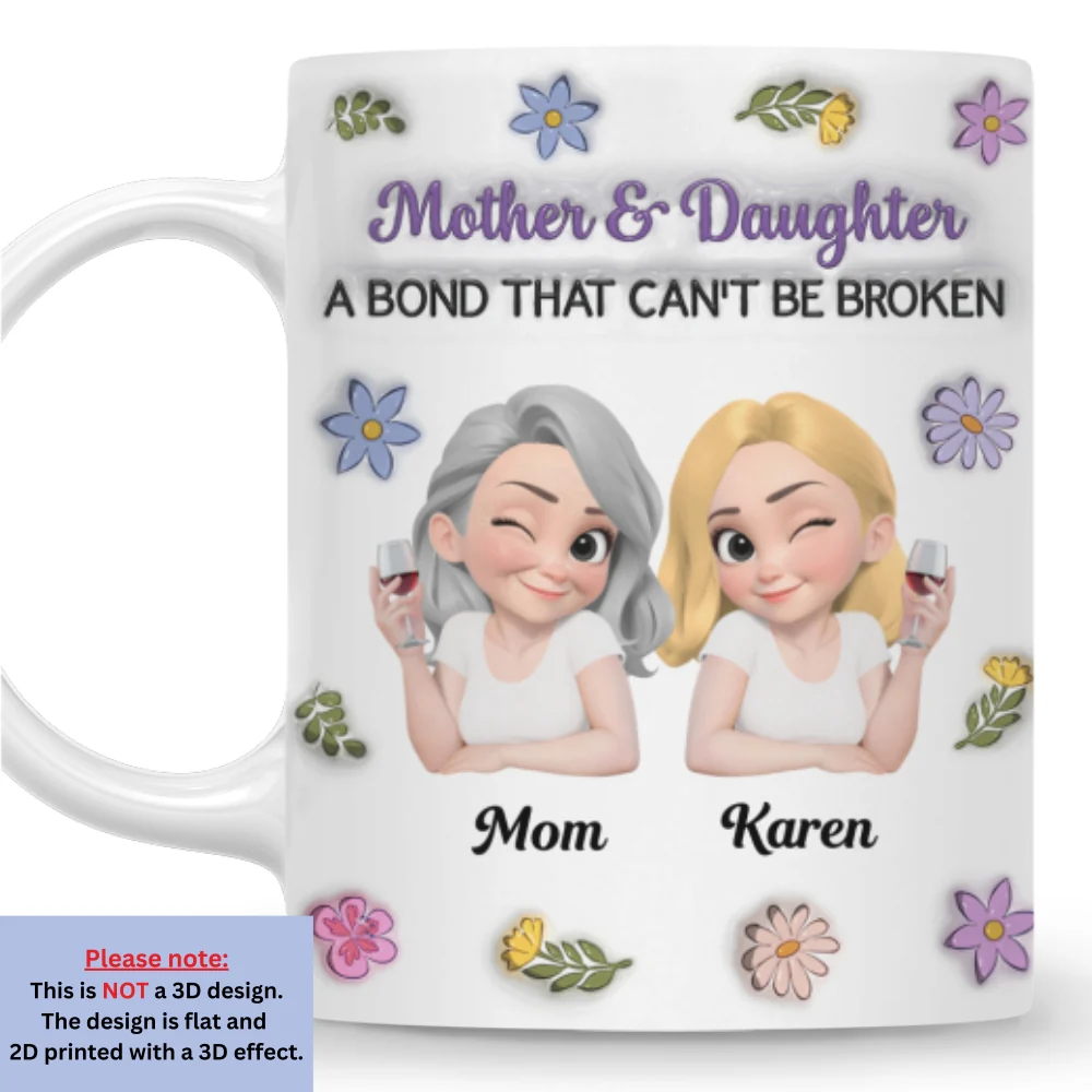 Cannot Be Broken - Personalized Custom 3D Inflated Effect Mug - Image 7