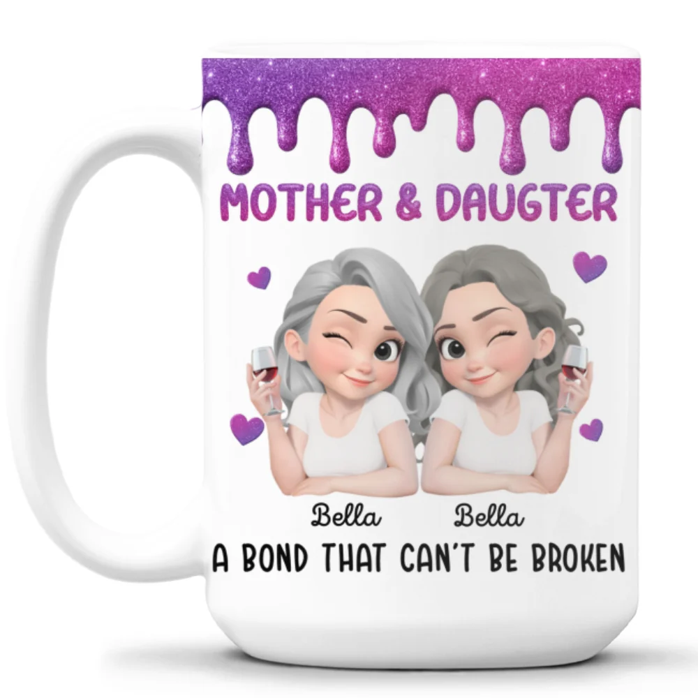 Cannot Be Broken - Personalized Custom Coffee Mug - Image 10