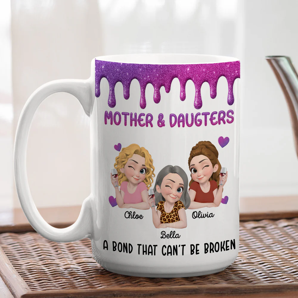 Cannot Be Broken - Personalized Custom Coffee Mug - Image 6