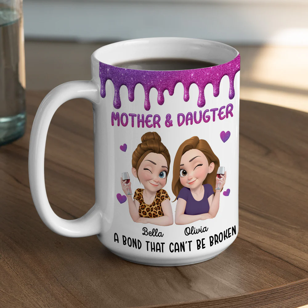 Cannot Be Broken - Personalized Custom Coffee Mug - Image 7