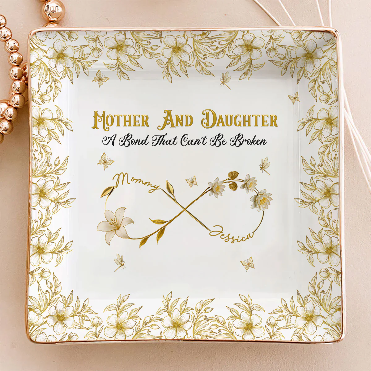Cannot Be Broken - Personalized Custom Jewelry Dish