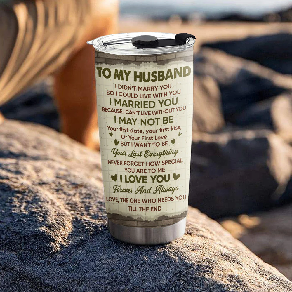 Cant Live Without You - Personalized Custom Tumbler - Image 3