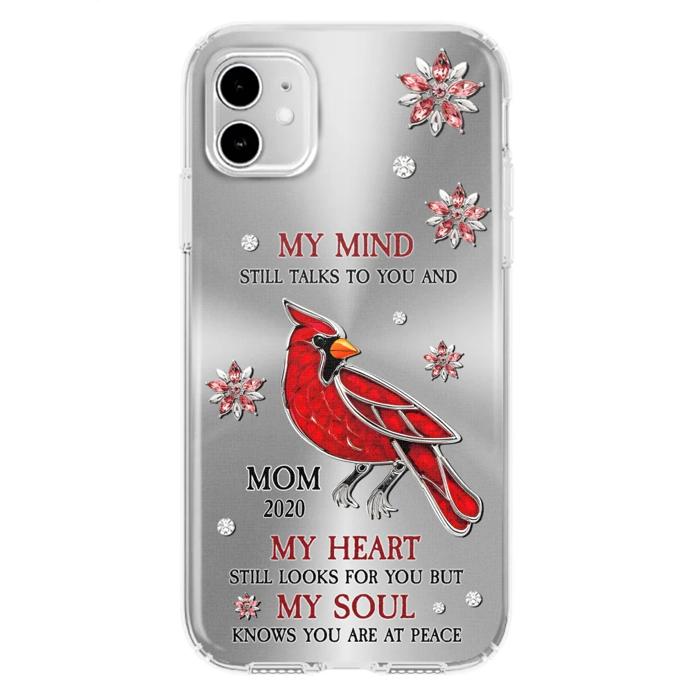 Cardinal Hummingbird My Mind My Heart My Soul - Personalized Custom Phone Case - Image 7