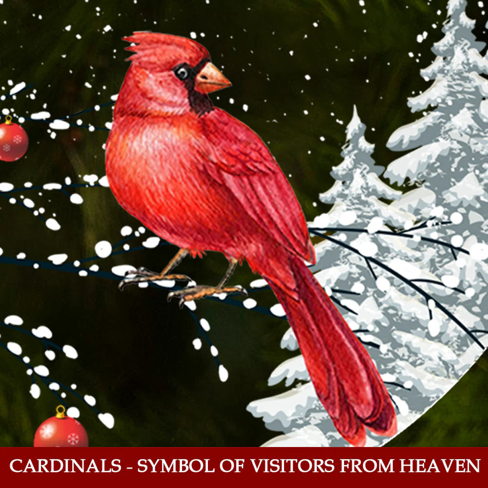 Cardinals Appear - Acrylic Ornament - Image 4