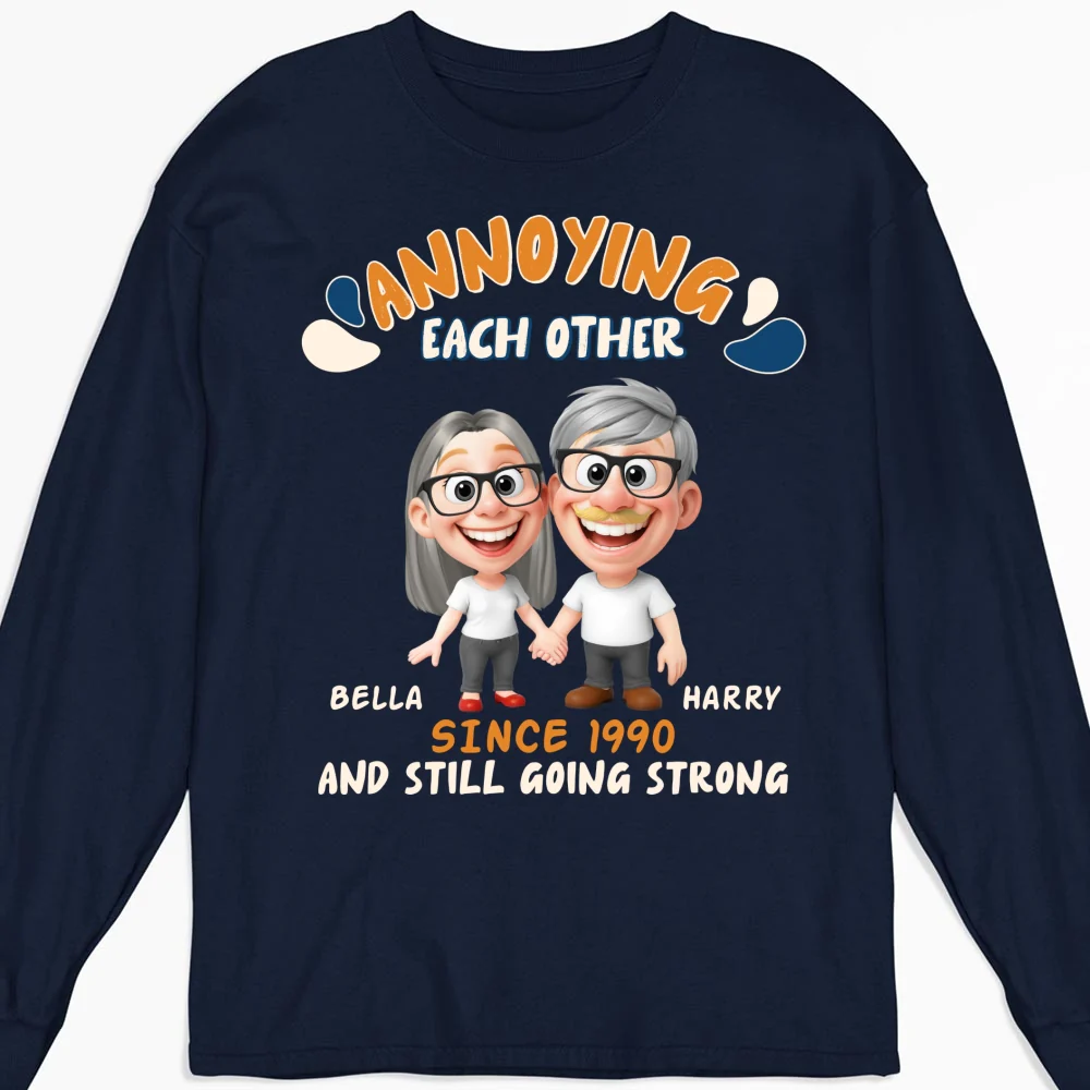 Caricature Love Couple - Personalized Custom Shirt - Image 13