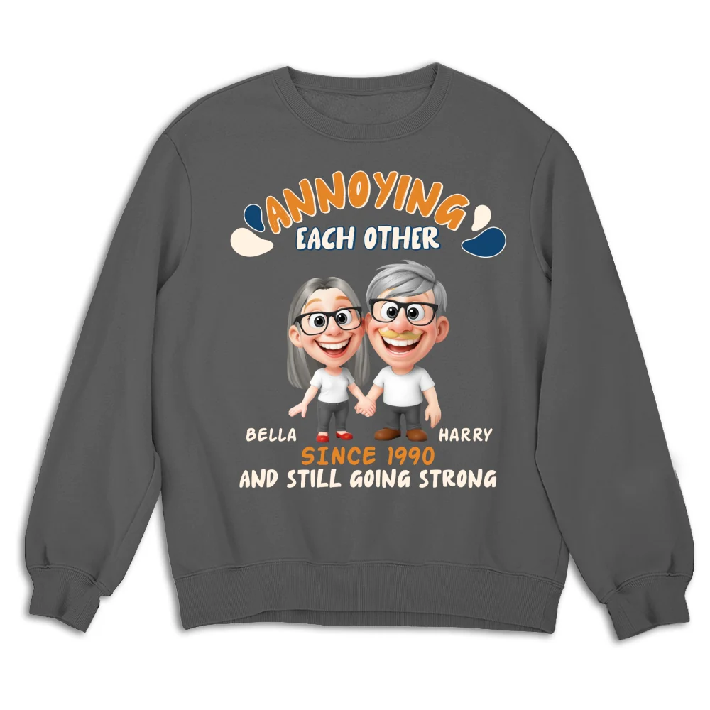Caricature Love Couple - Personalized Custom Shirt - Image 15