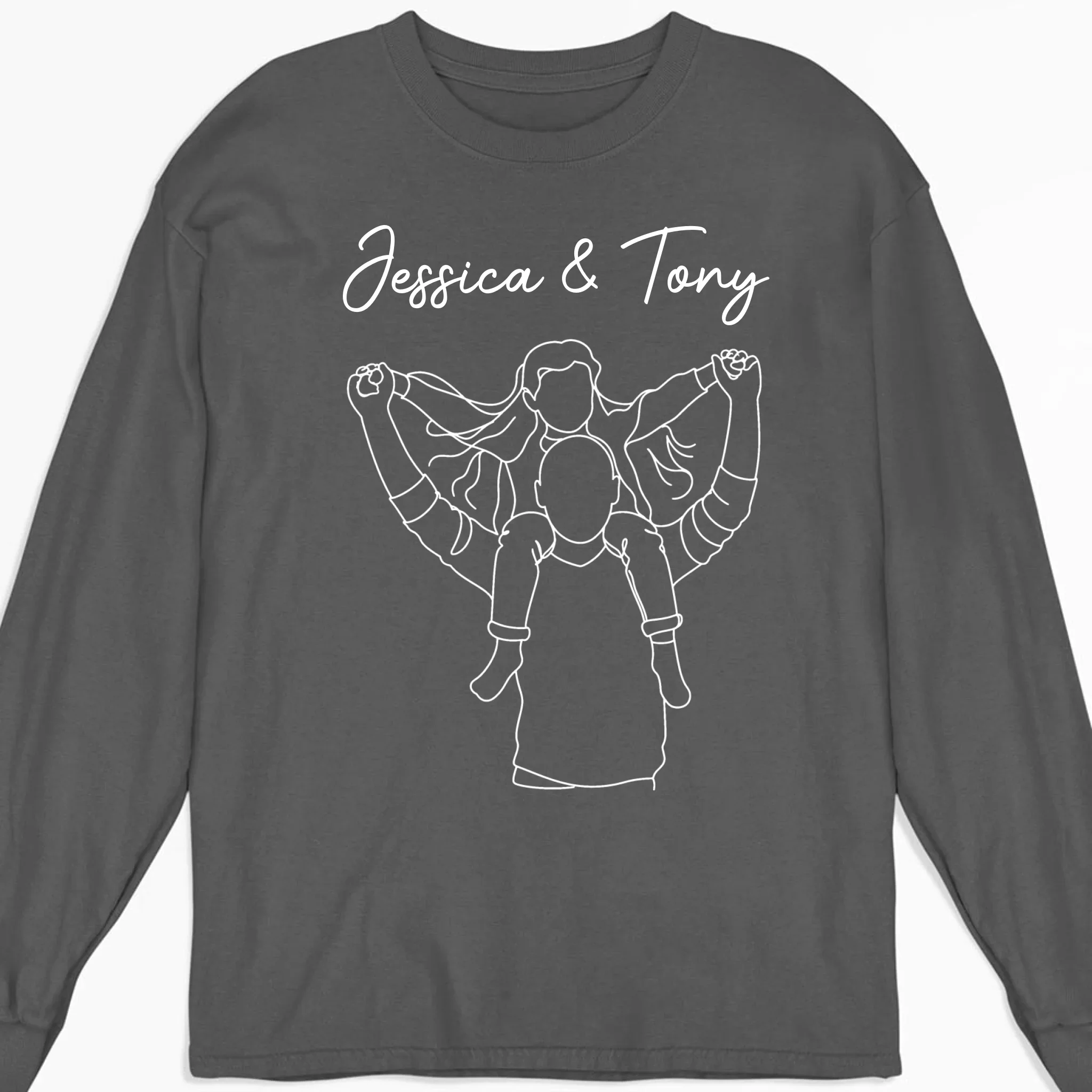 Carried By Love - Personalized Custom Shirt - Image 11