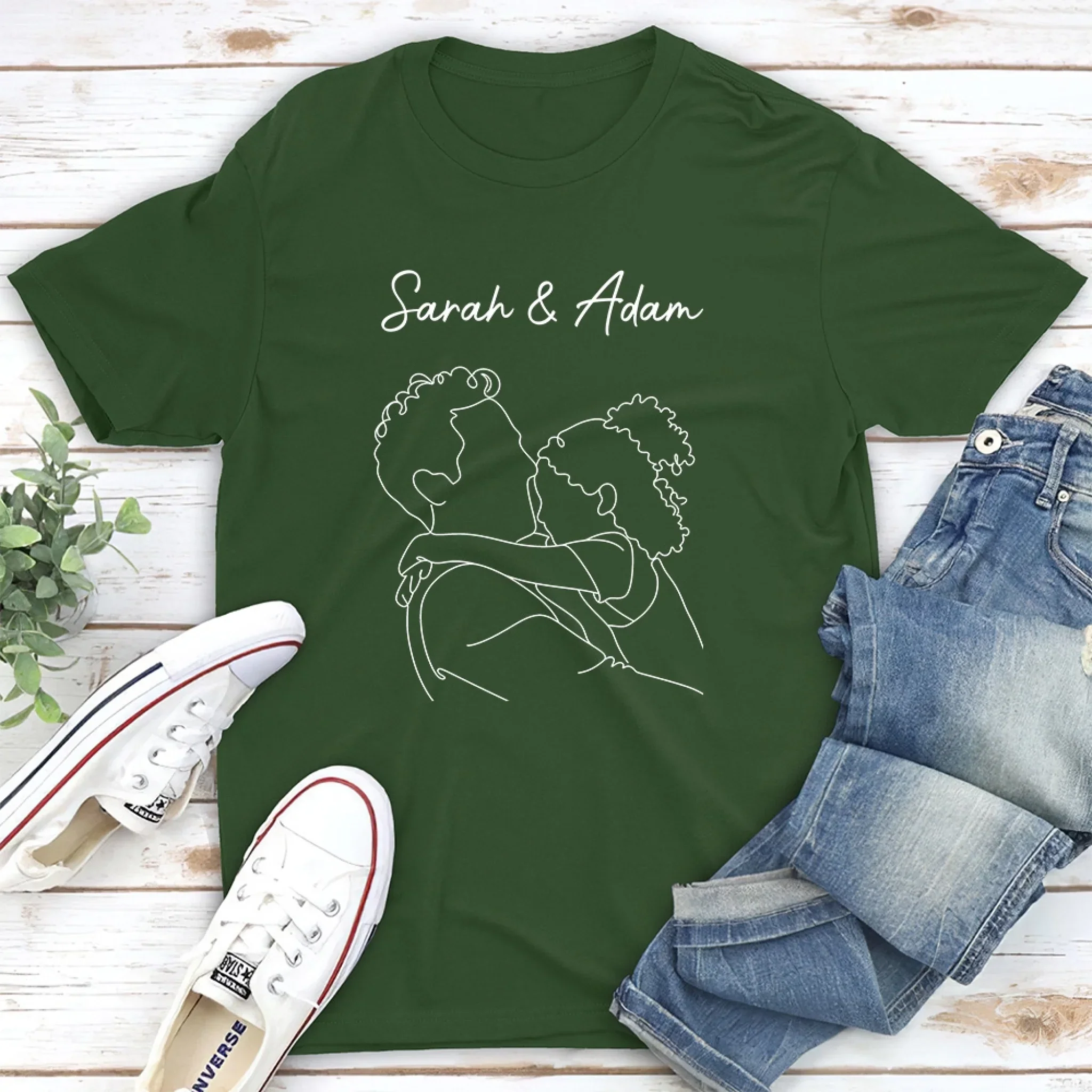 Carried By Love - Personalized Custom Shirt - Image 2