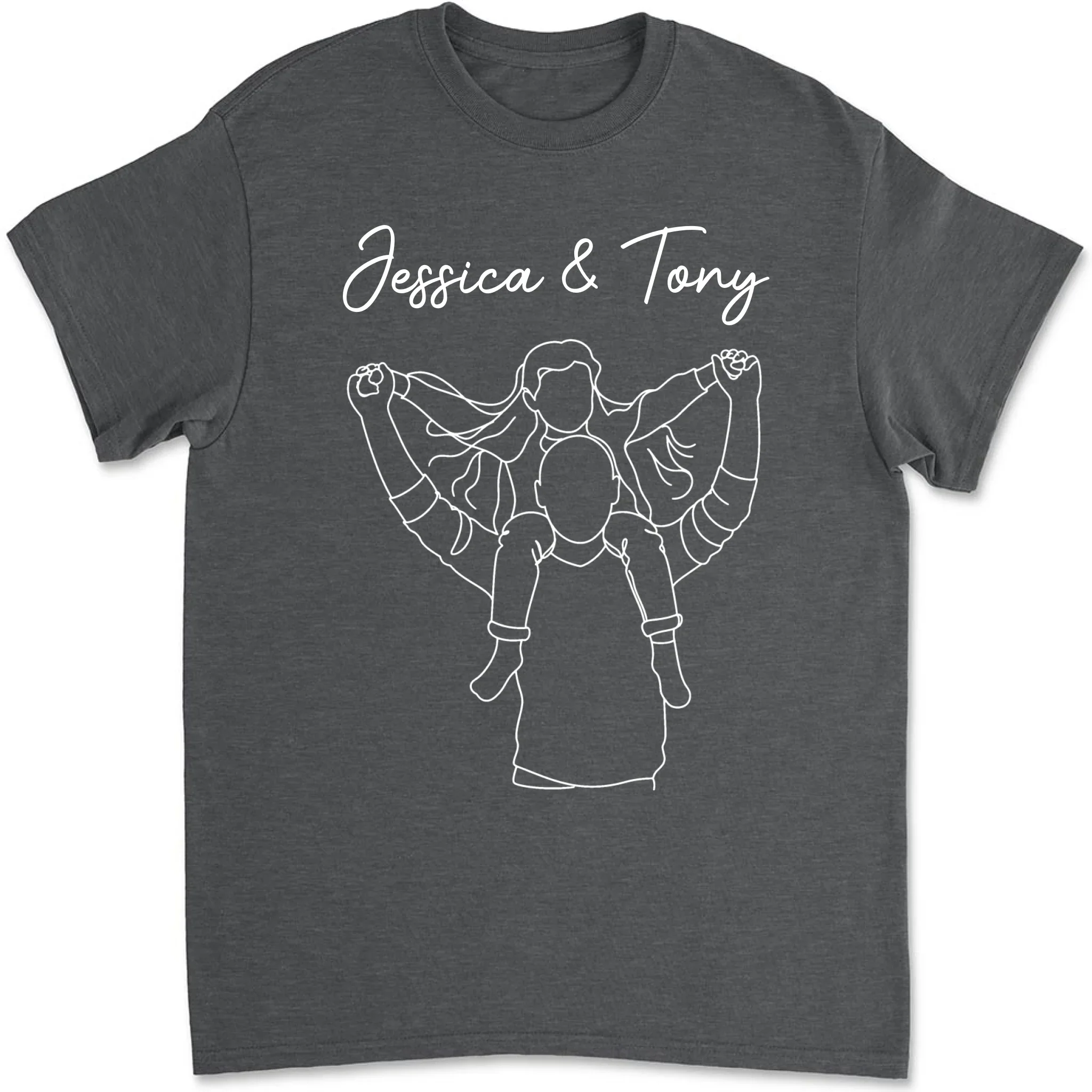 Carried By Love - Personalized Custom Shirt - Image 7