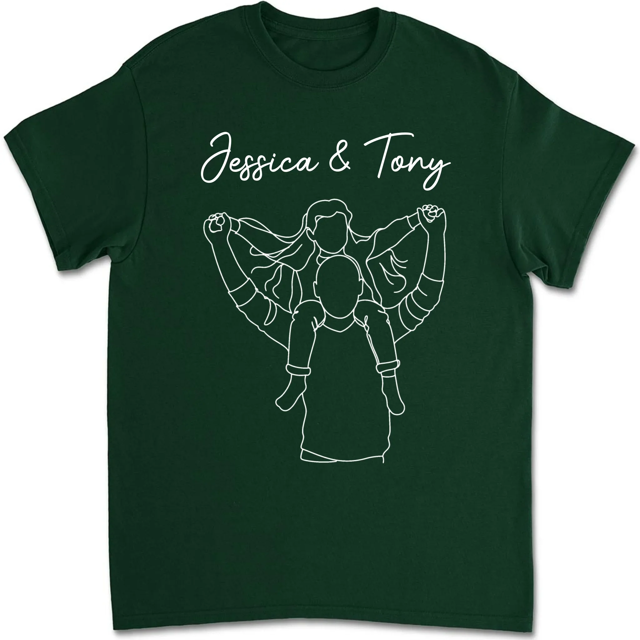 Carried By Love - Personalized Custom Shirt - Image 8