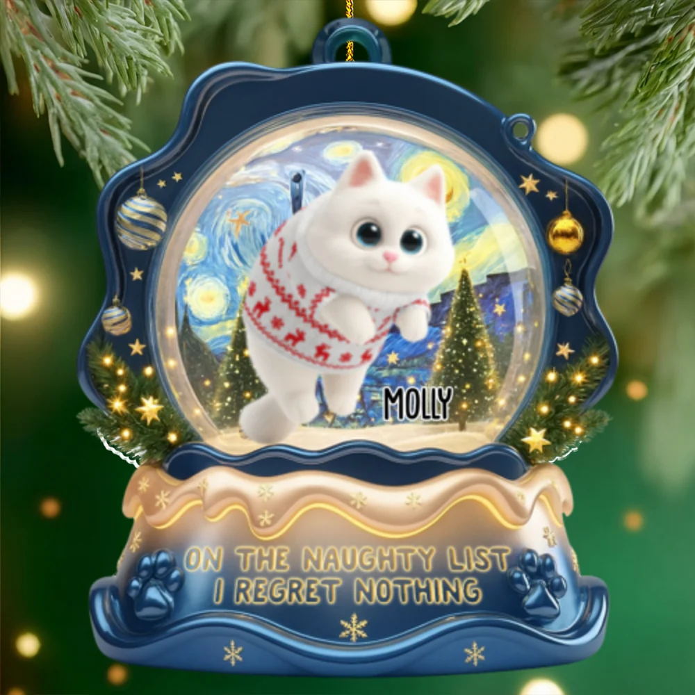 Cat Edition - Personalized Custom Acrylic Ornament  - Image 6