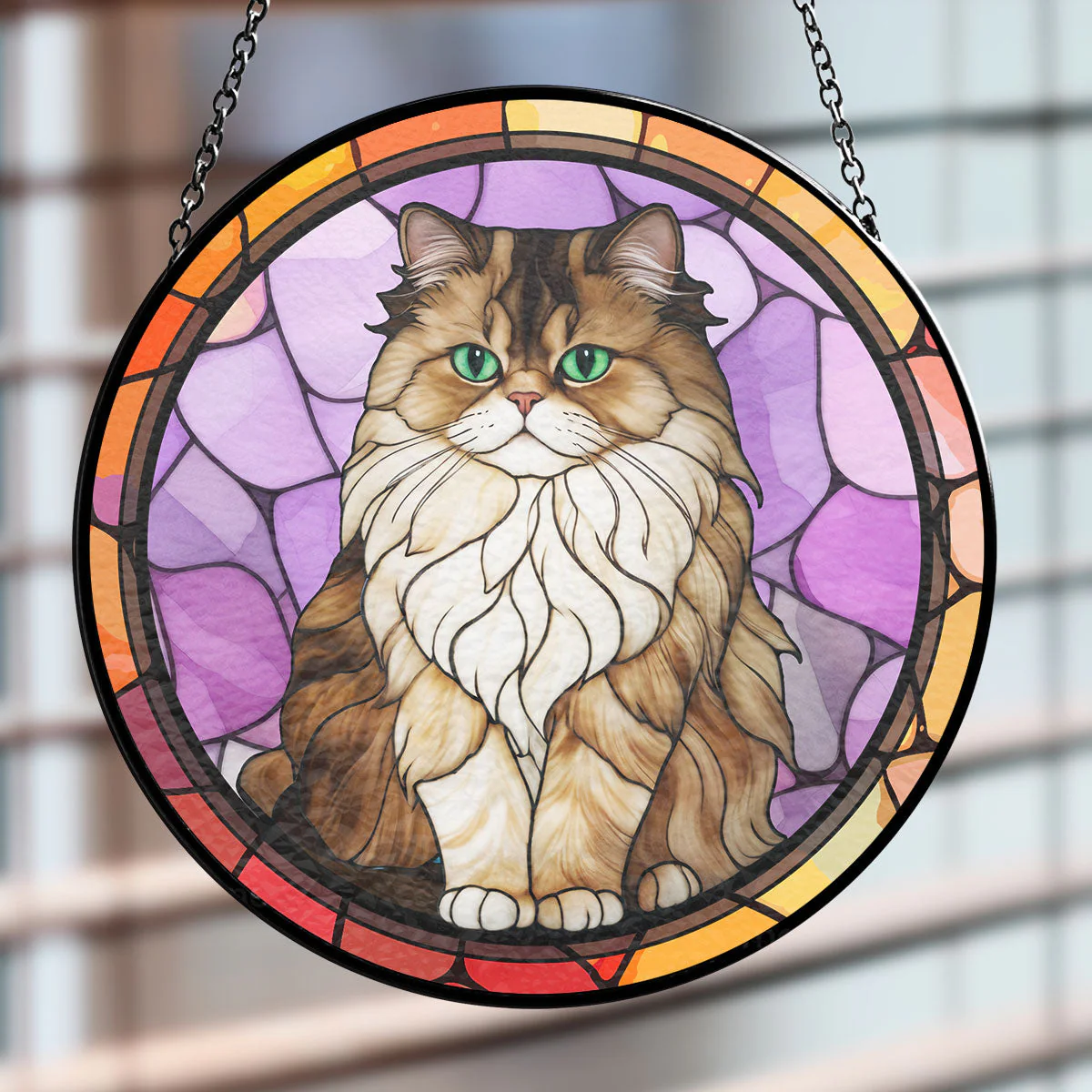 Cat Photo - Personalized Custom Window Hanging Suncatcher - Image 2