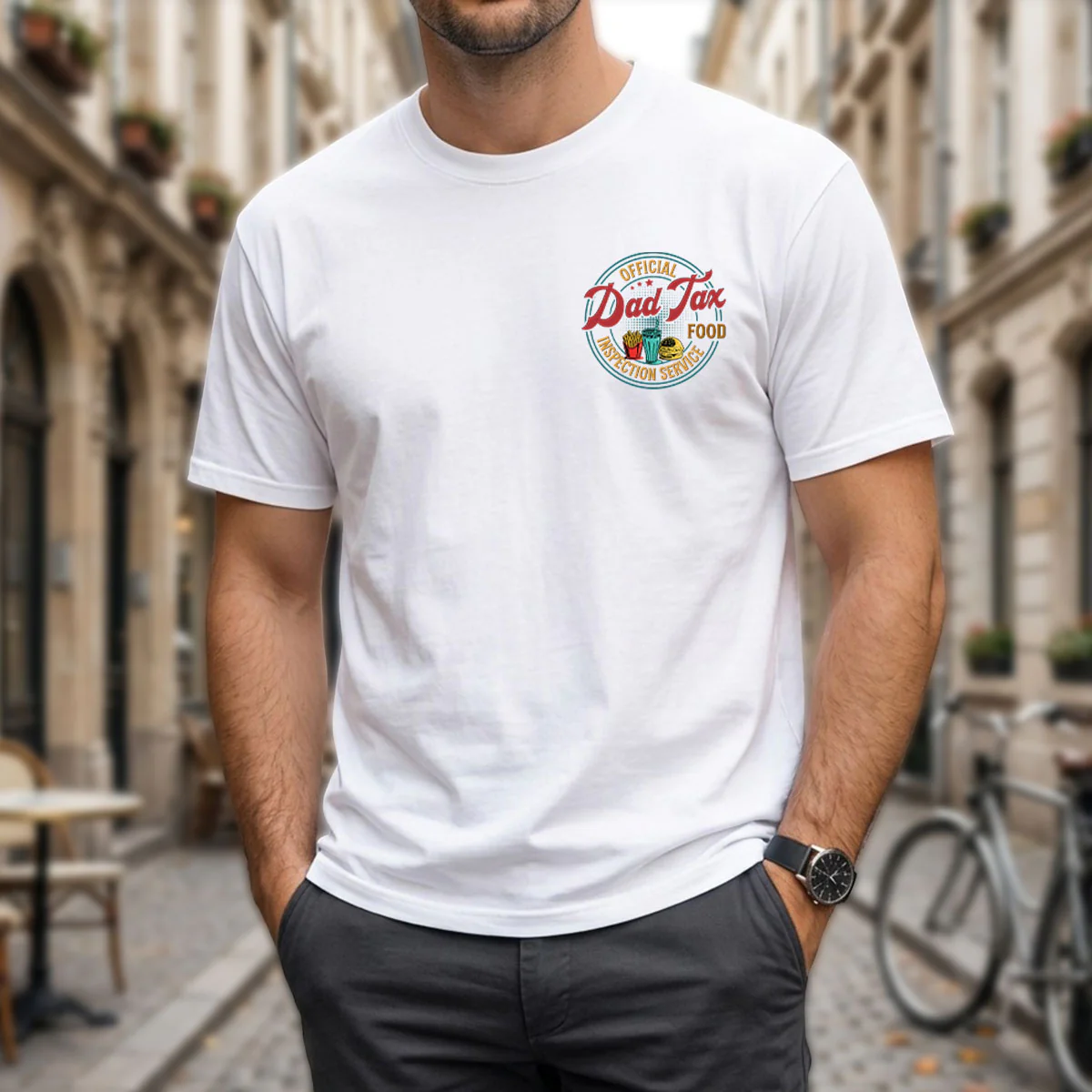 Certified Dad Snack Inspector - Personalized Custom Shirt - Image 2
