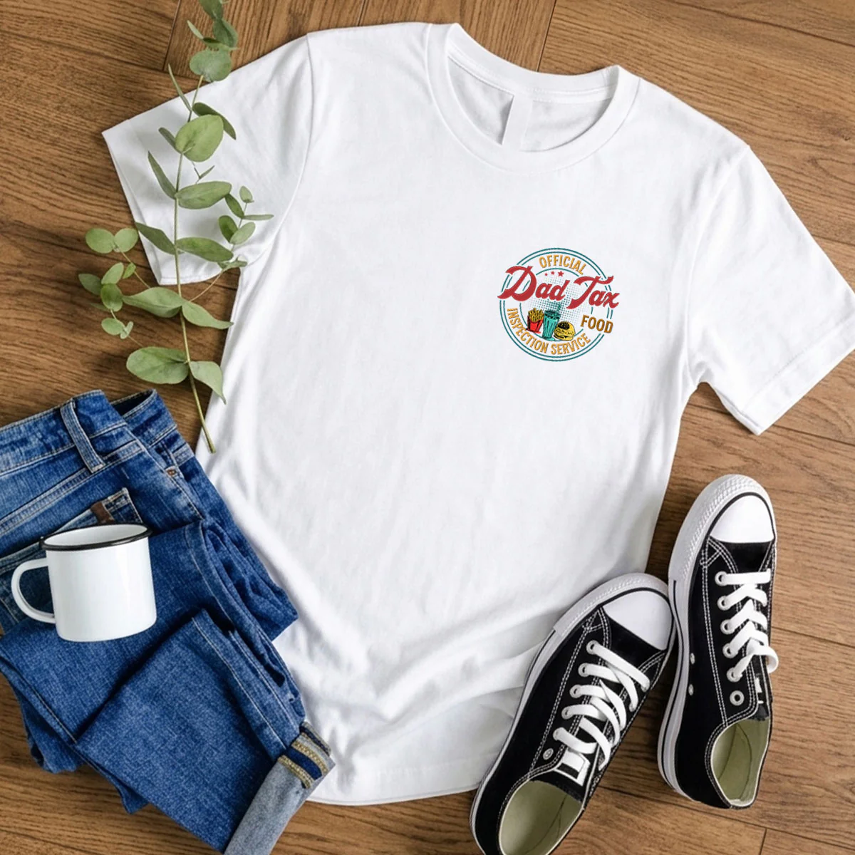 Certified Dad Snack Inspector - Personalized Custom Shirt - Image 5
