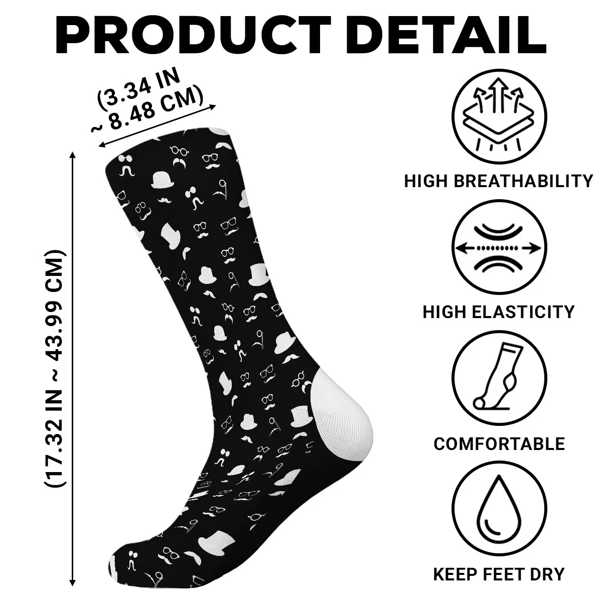 Certified Member Of Eye Rest - Personalized Custom Crew Socks - Image 6