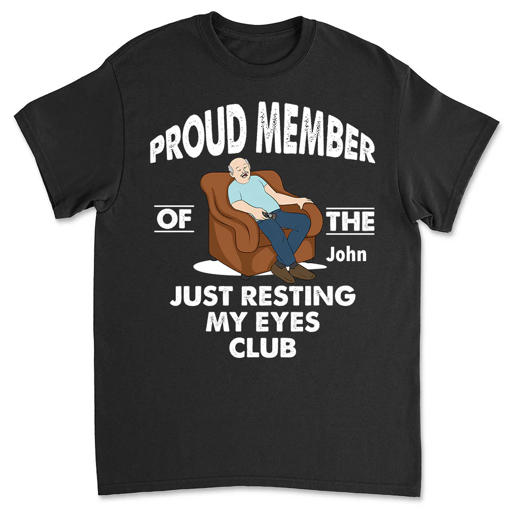 Certified Nap Club Member - Personalized Custom Shirt