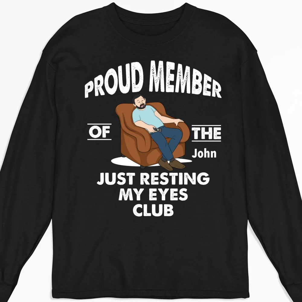 Certified Nap Club Member - Personalized Custom Shirt - Image 11