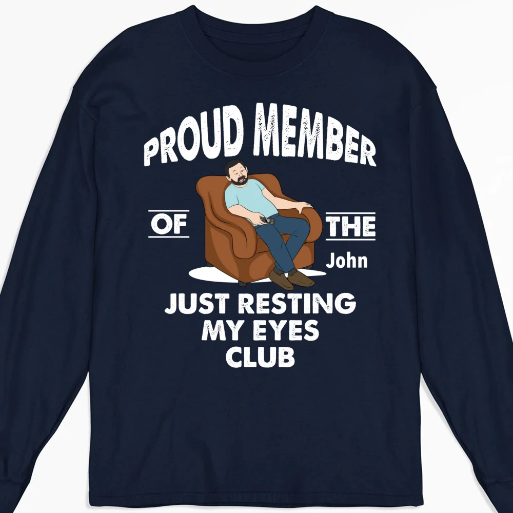 Certified Nap Club Member - Personalized Custom Shirt - Image 13