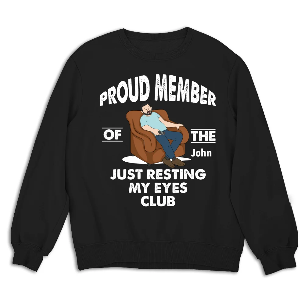 Certified Nap Club Member - Personalized Custom Shirt - Image 14