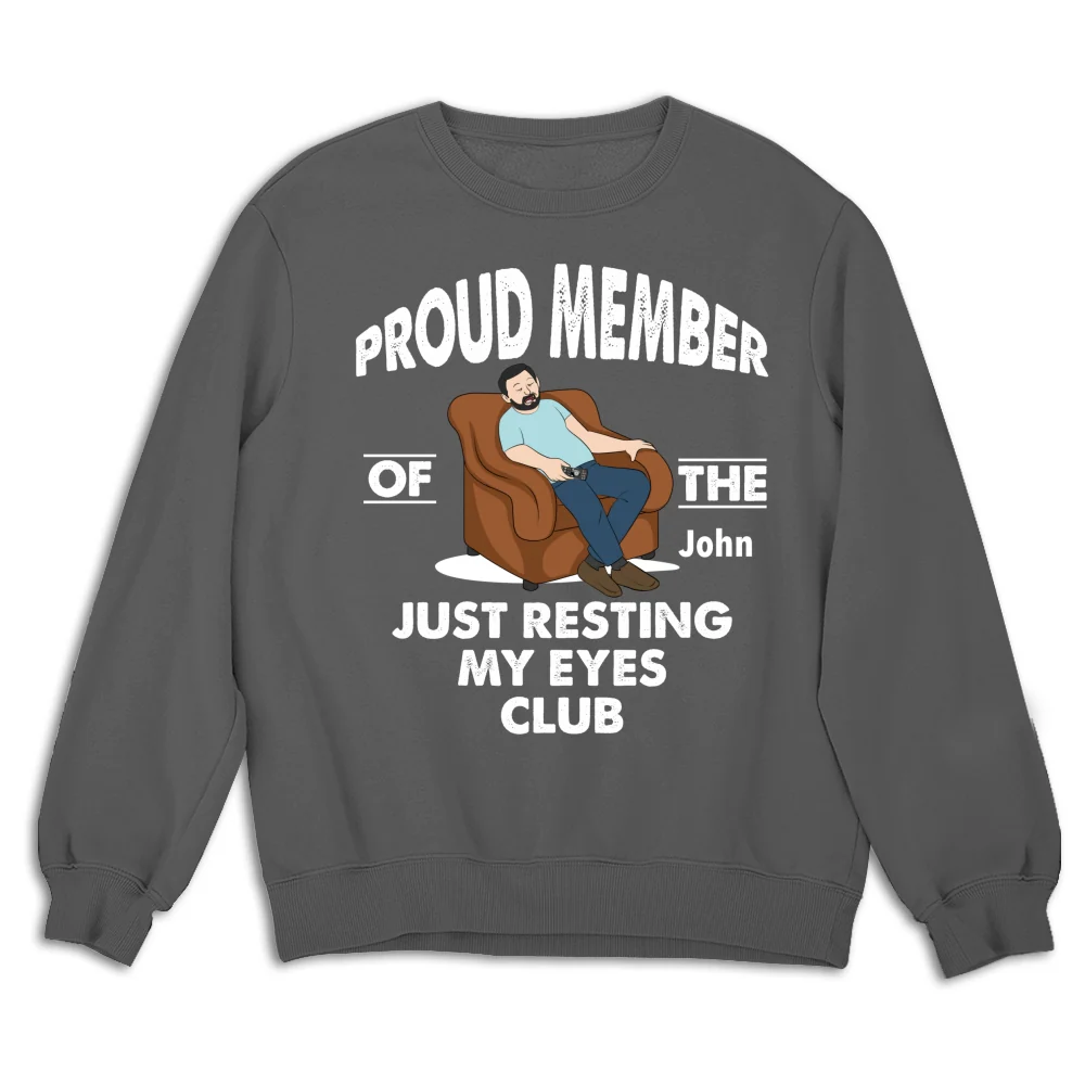 Certified Nap Club Member - Personalized Custom Shirt - Image 15