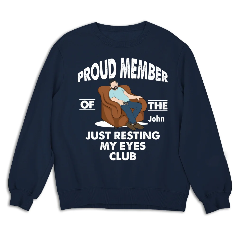 Certified Nap Club Member - Personalized Custom Shirt - Image 16