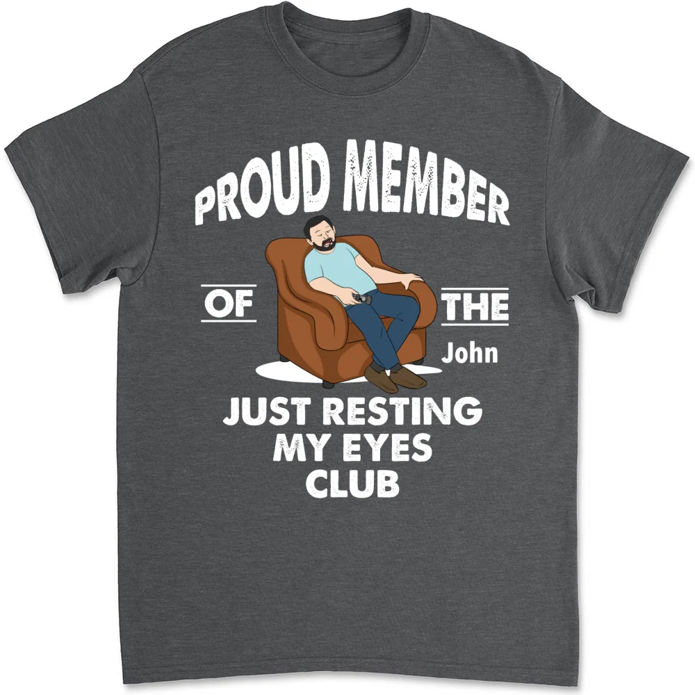 Certified Nap Club Member - Personalized Custom Shirt - Image 8