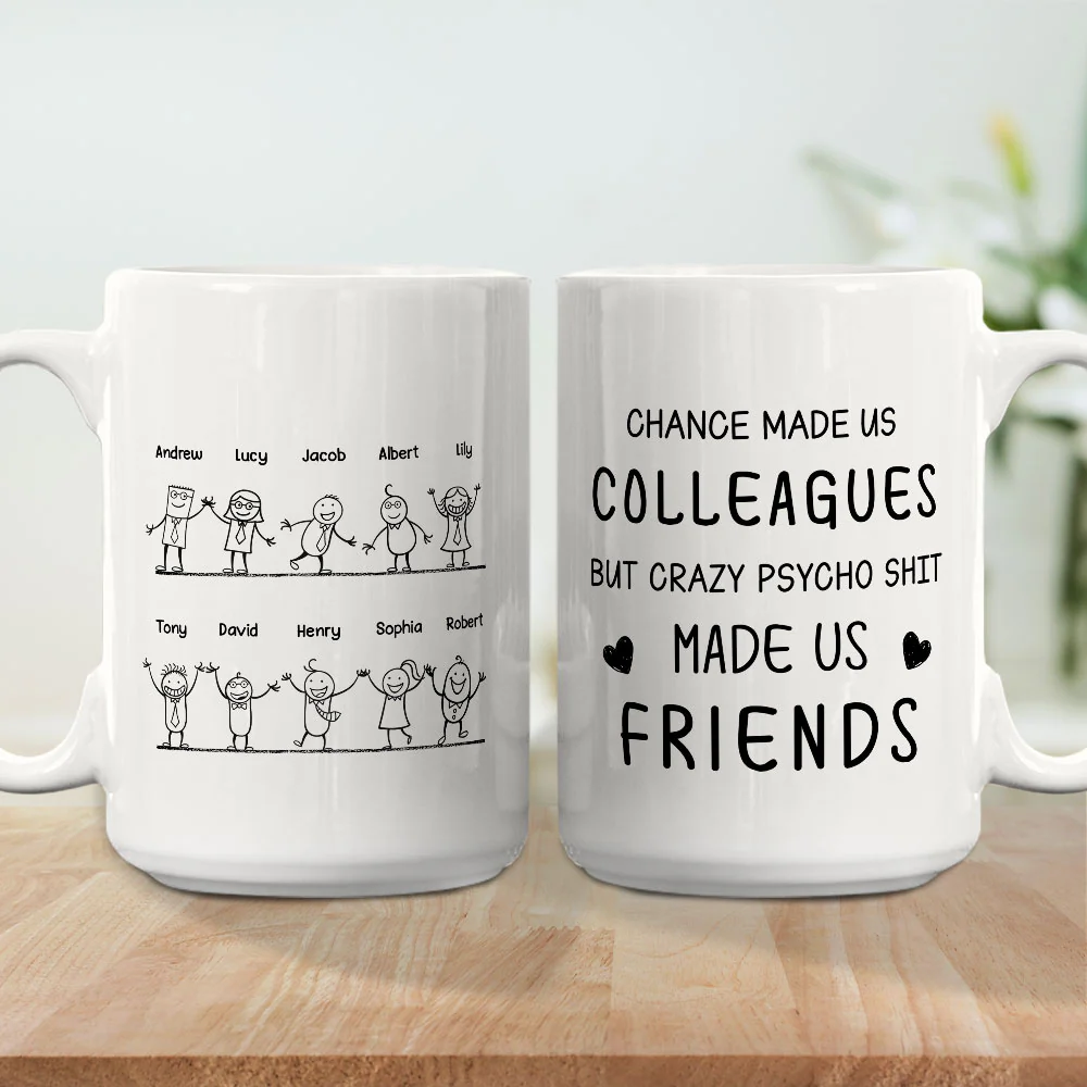 Chance Made Us - Personalized Custom Coffee Mug - Image 5