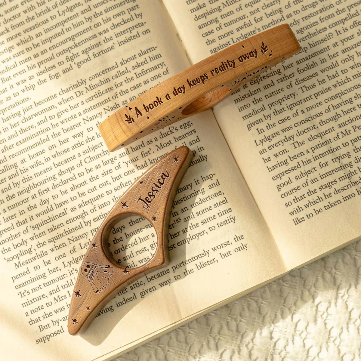Chapter Addict - Personalized Custom Book Page Holder - Image 3
