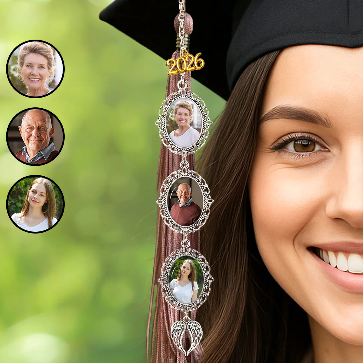Chasing Dreams Family - Personalized Custom Graduation Tassel
