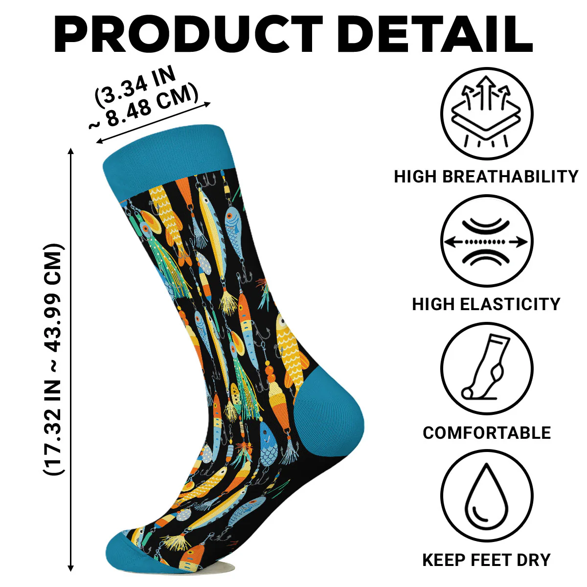 Chasing Tail - Personalized Custom Crew Socks - Image 5